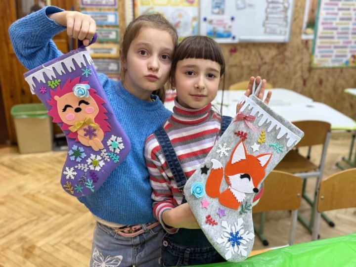 Майстер-клас «Розпис новорічної шкарпетки» - 1 